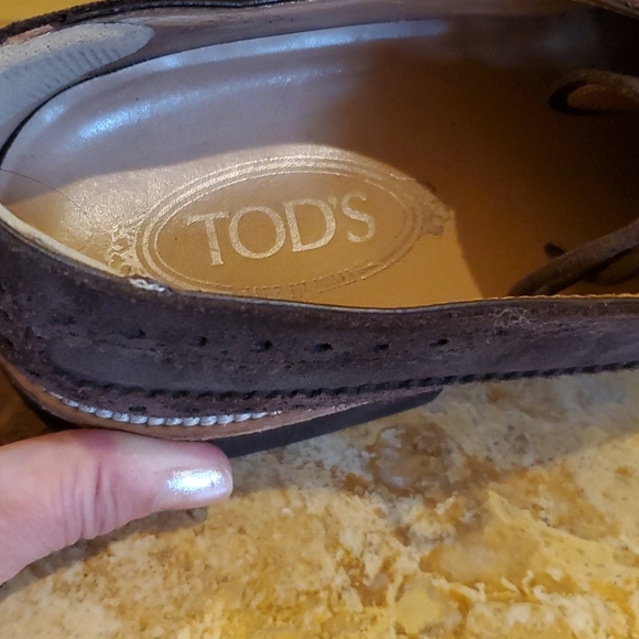 Tod\'s Men\'s Brown Suade Shoes main image 5